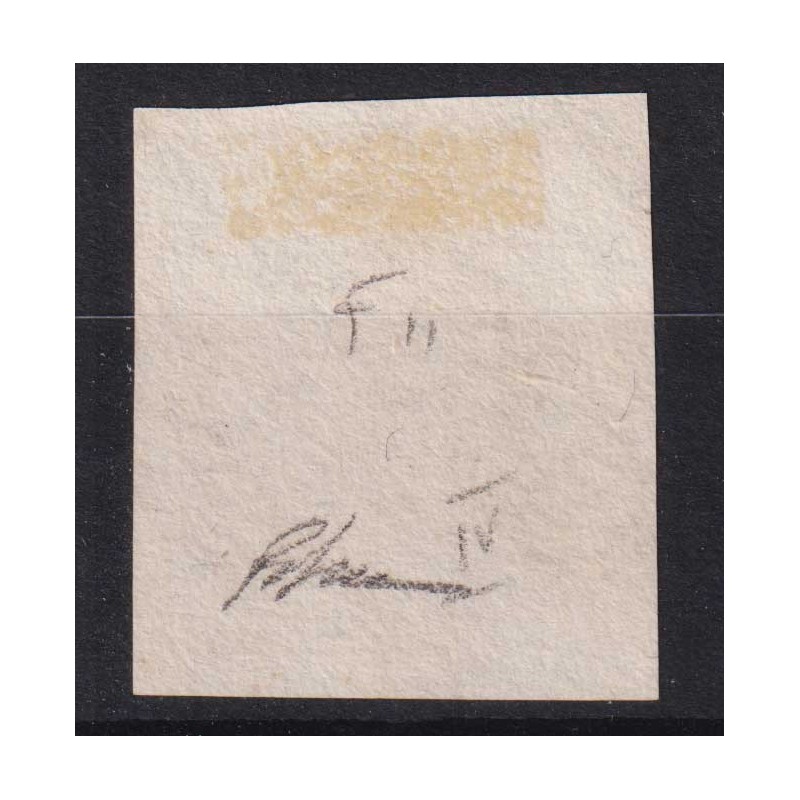 NAPOLI 1859-61 20 GRANA ROSA CARMINIO SMORTO FALSO IV TIPO N.F11 US...