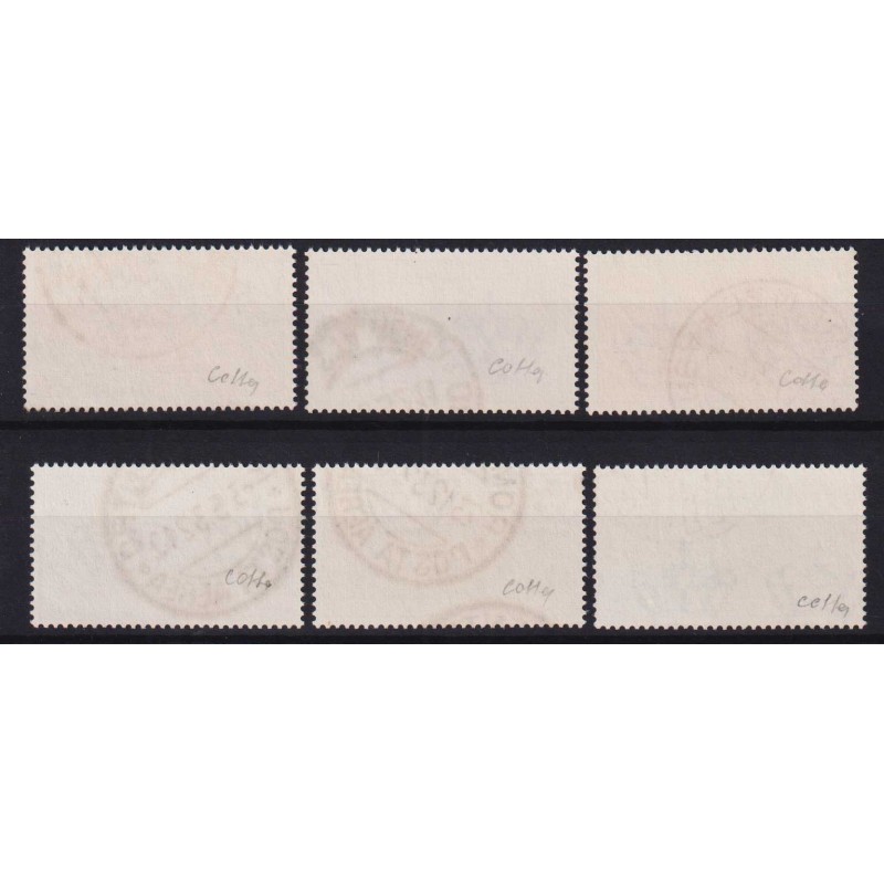 REGNO D'ITALIA 1932 P/A DANTE ALIGHIERI 6 V. US. FIRMATI COLLA  | F...