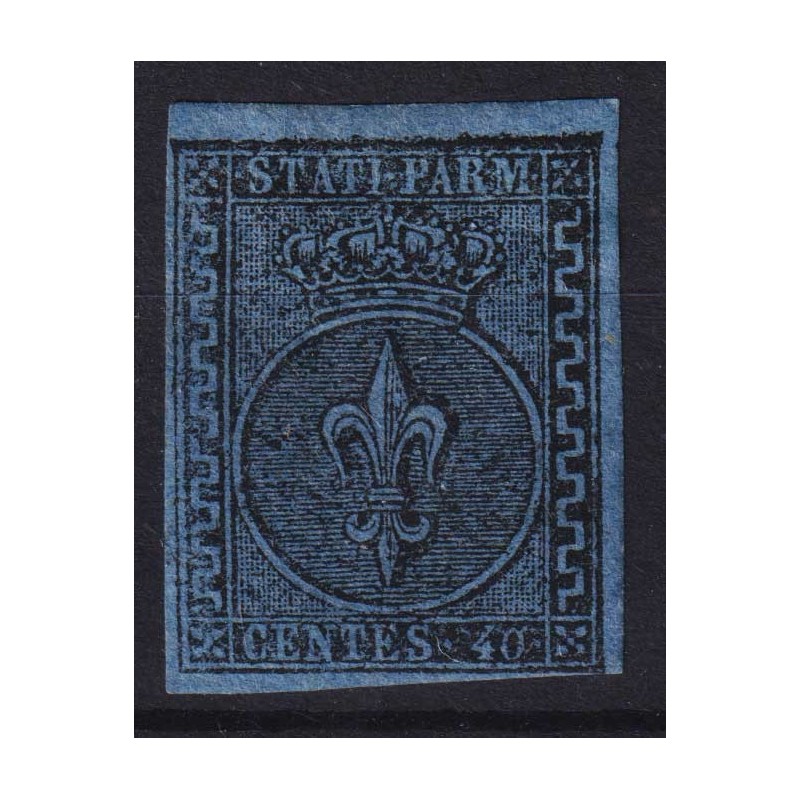 PARMA 1852 40 CENTESIMI N.5 G.O MH* CERT.  | Filatelia Meloni