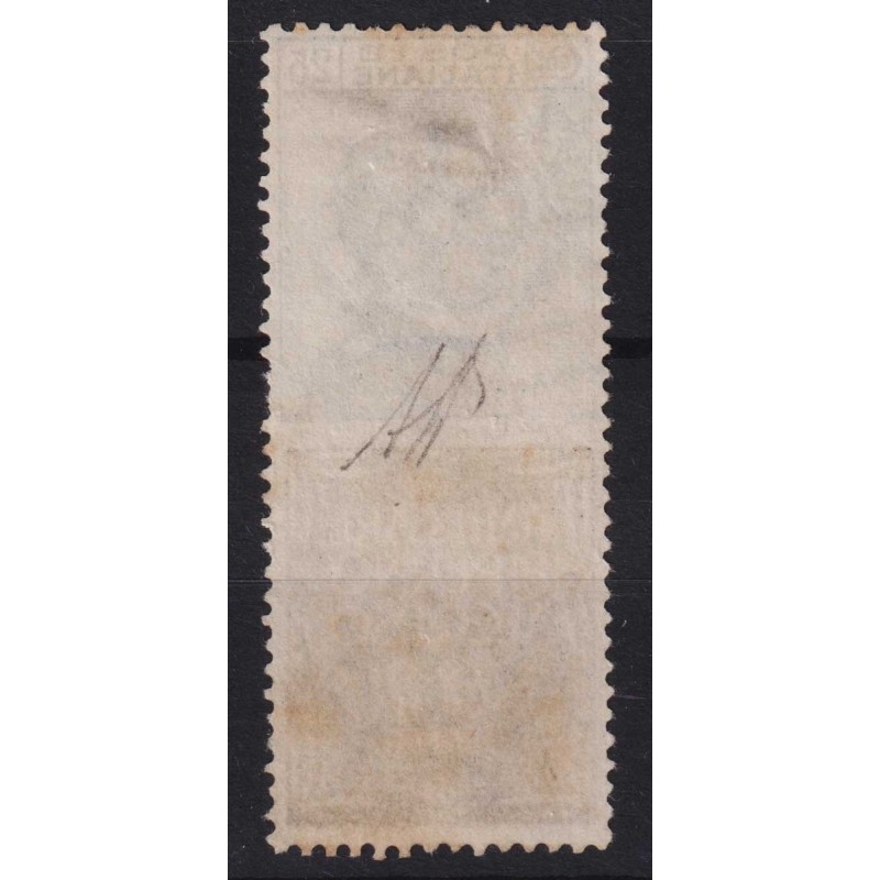 REGNO D'ITALIA 1924 PUBBLICITARI 25 C. PIPERNO N.6 US. CERT. CENTRA...