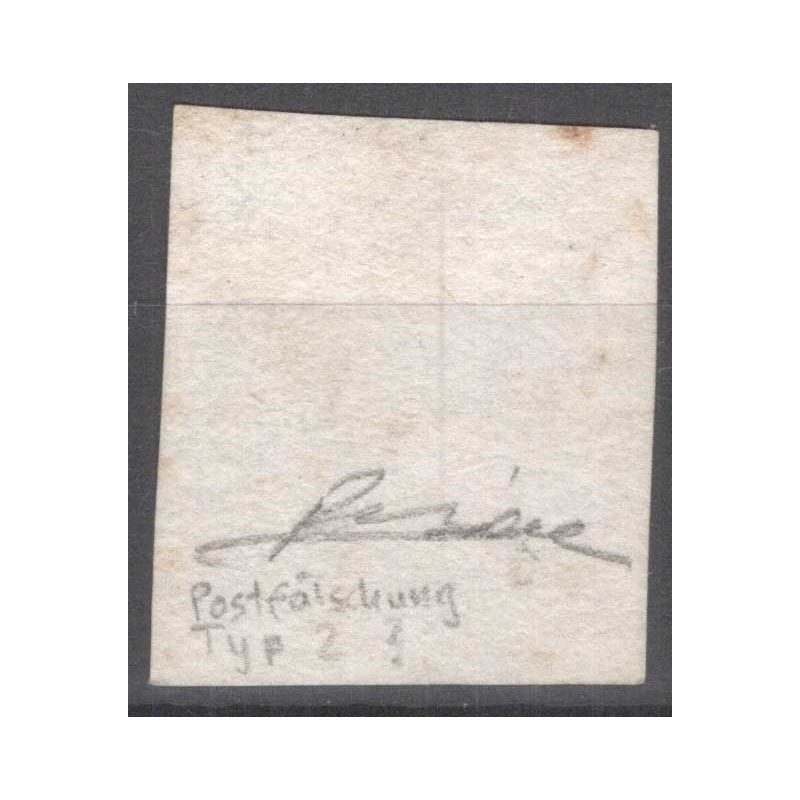 NAPOLI 1859-61 10 GRANA ROSA BRUNASTRO FALSO II TIPO N.F4 US.CERT. ...