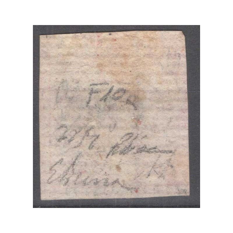 NAPOLI 1859-61 20 GRANA CARMINIO VERGATA FALSO III TIPO N.F10a US.C...