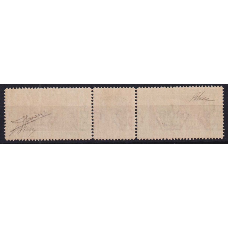 REGNO D'ITALIA 1933 TRITTICO SERVIZIO DI STATO G.I MNH** CERT.  | F...