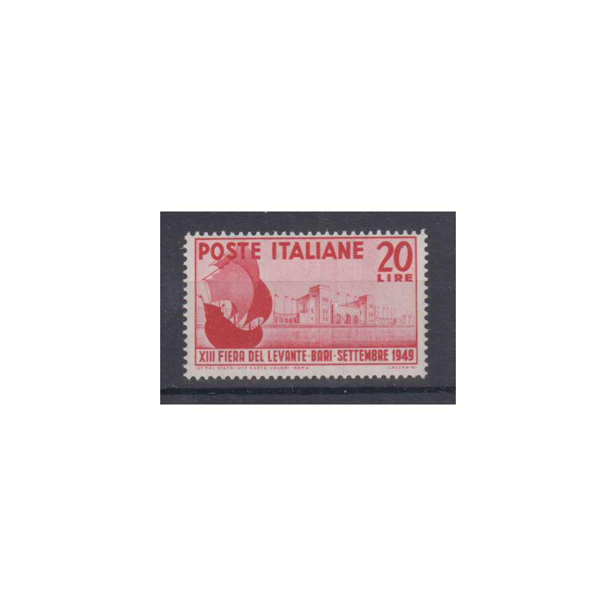 REPUBBLICA 1949 FIERA DEL LEVANTE DI BARI G.I MNH** 3 | Filatelia ... REPUBBLICA 1949 FIERA DEL LEVANTE DI BARI G.I MNH** 3 | Filatelia ...