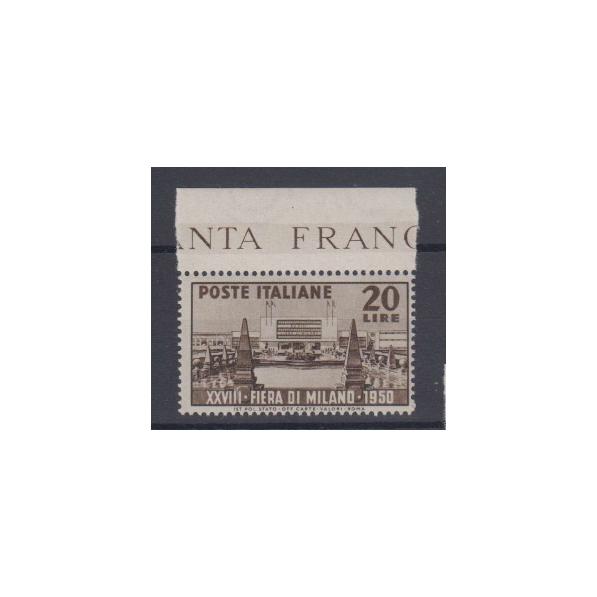 REPUBBLICA 1950 FIERA DI MILANO G.I MNH** BORDO FOGLIO 8  | Filatel... REPUBBLICA 1950 FIERA DI MILANO G.I MNH** BORDO FOGLIO 8  | Filatel...