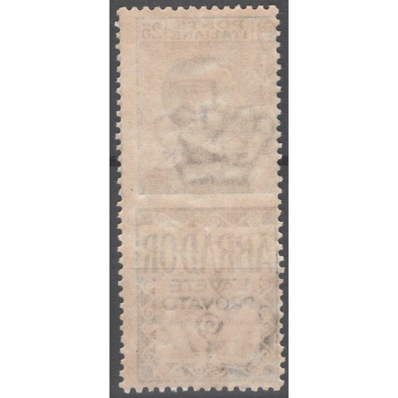 REGNO D'ITALIA 1924 PUBBLICITARI 25 C. ABRADOR N.4 G.I MNH** CERT. ...