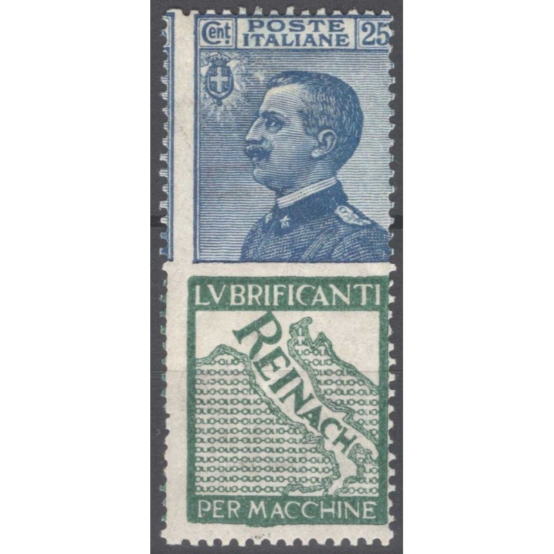 REGNO D'ITALIA 1924 PUBBLICITARI 25 C. REINACH N.7 G.I MNH**  | Fil...