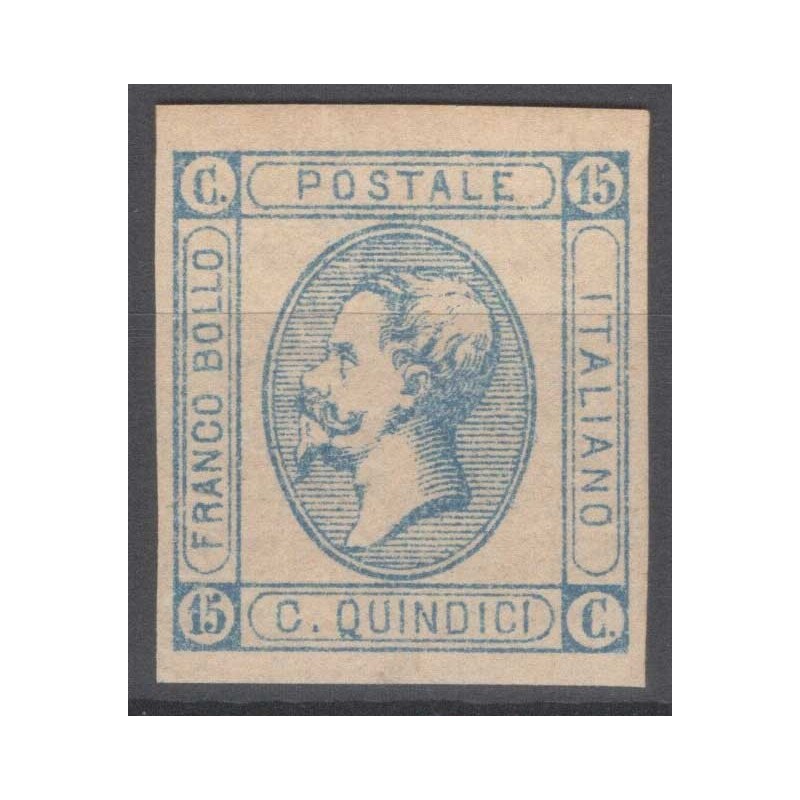REGNO D'ITALIA 1863 15 CENTESIMI N.12 G.I MNH** CERT.  | Filatelia ...