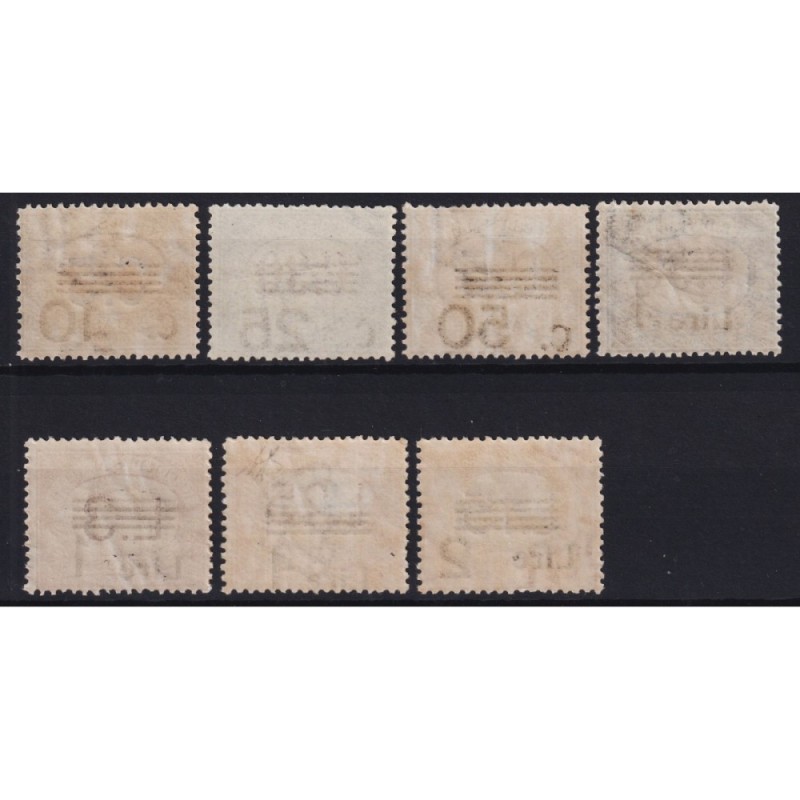 SAN MARINO 1936-39 SEGNATASSE 7 VALORI N.47-53 G.I MNH**  | Filatel...