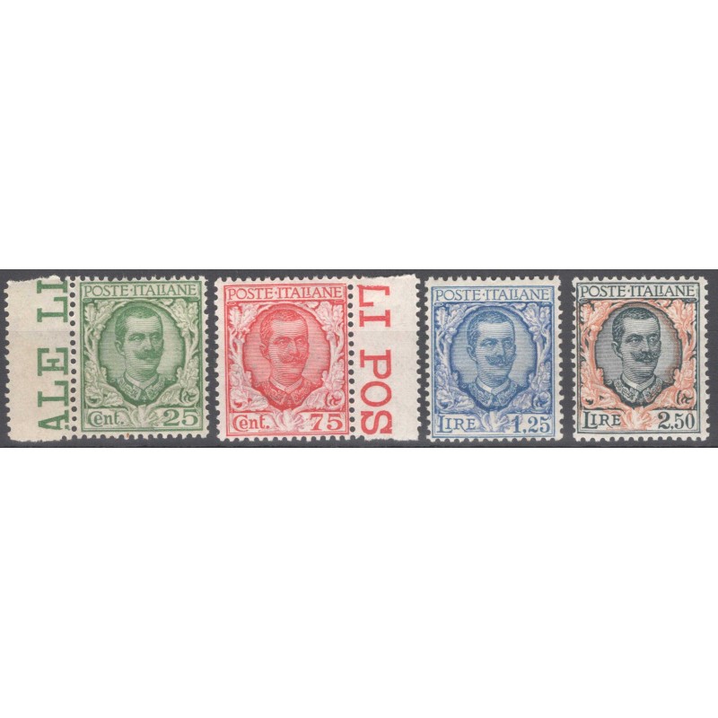 REGNO D'ITALIA 1926 FLOREALE MODIFICATA 4 V. G.I MNH**  | Filatelia...