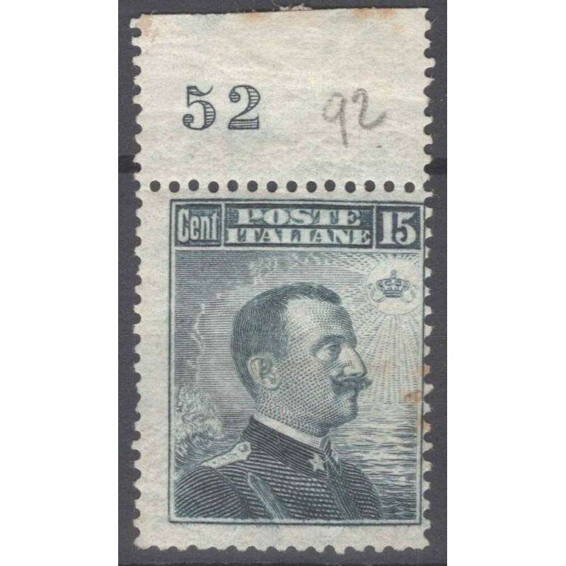 REGNO D'ITALIA 1911 MICHETTI 15 CENTESIMI N.96 G.I MNH**  | Filatel...