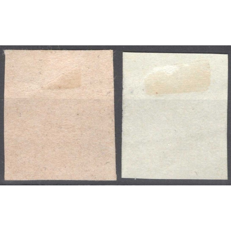 REGNO D'ITALIA 1906 LEONI PROVE D'ARCHIVIO 2 V. SENZA GOMMA  | Fila...