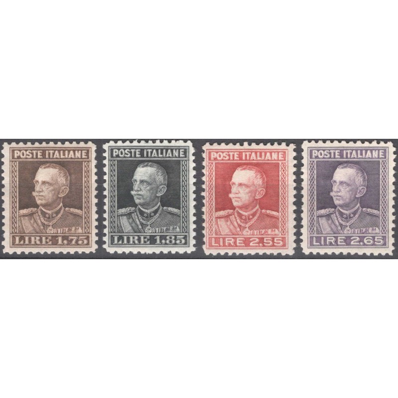 REGNO D'ITALIA 1927 PARMEGGIANI 4 VALORI G.I MNH**  | Filatelia Meloni