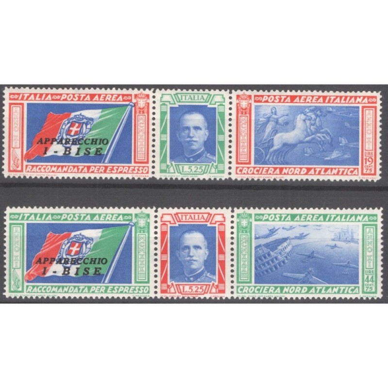 REGNO 1933 P/A TRITTICI CROCIERA NORD ATLANTICA I – BISE 2 V. G.I M...