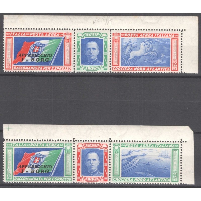 REGNO 1933 P/A TRITTICI CROCIERA ATLANTICA I – BORG 2 V. CIUFFO G.I...