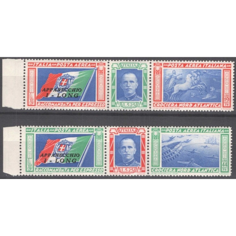 REGNO 1933 P/A TRITTICI CROCIERA NORD ATLANTICA I – LONG 2 V. G.I M...