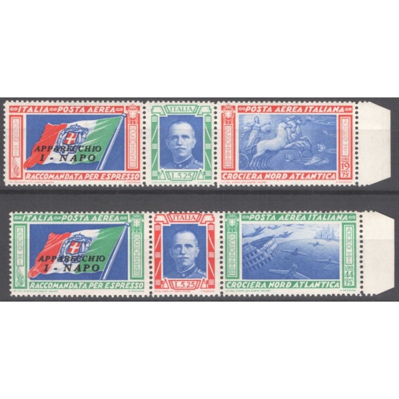 REGNO 1933 P/A TRITTICI CROCIERA NORD ATLANTICA I – NAPO 2 V. G.I M...