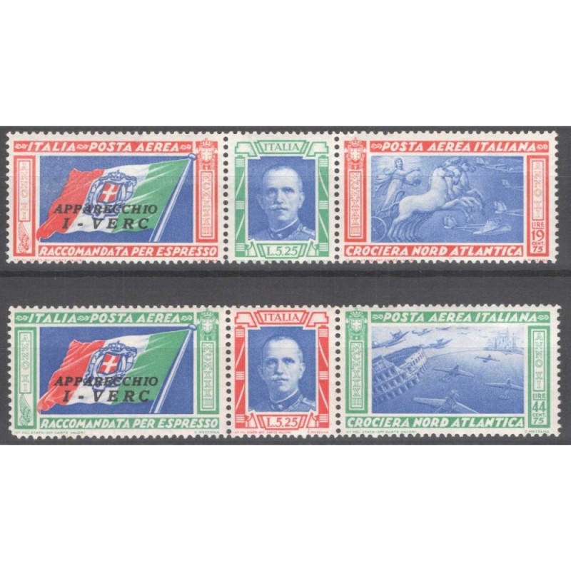 REGNO 1933 P/A TRITTICI CROCIERA NORD ATLANTICA I – VERC 2 V. G.I M...