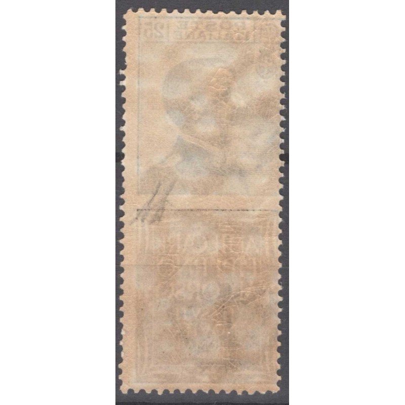 REGNO 1924-25 PUBBLICITARI 25 CENTESIMI PIPERNO N.6 G.I MNH** CERT....
