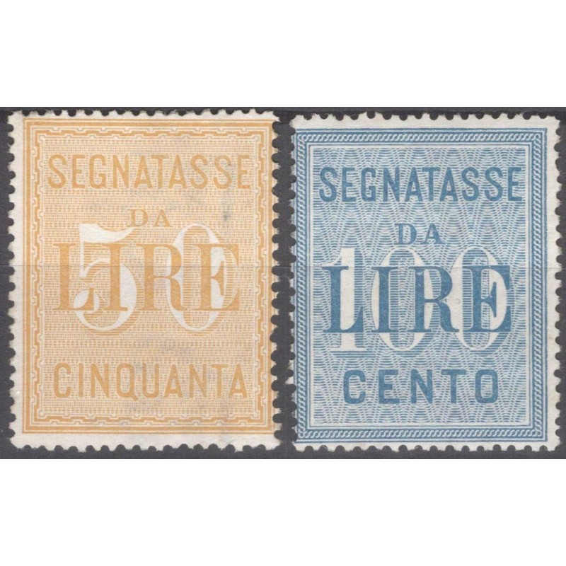 REGNO D'ITALIA 1903 SEGNATASSE N.31-32 G.I MNH**  | Filatelia Meloni