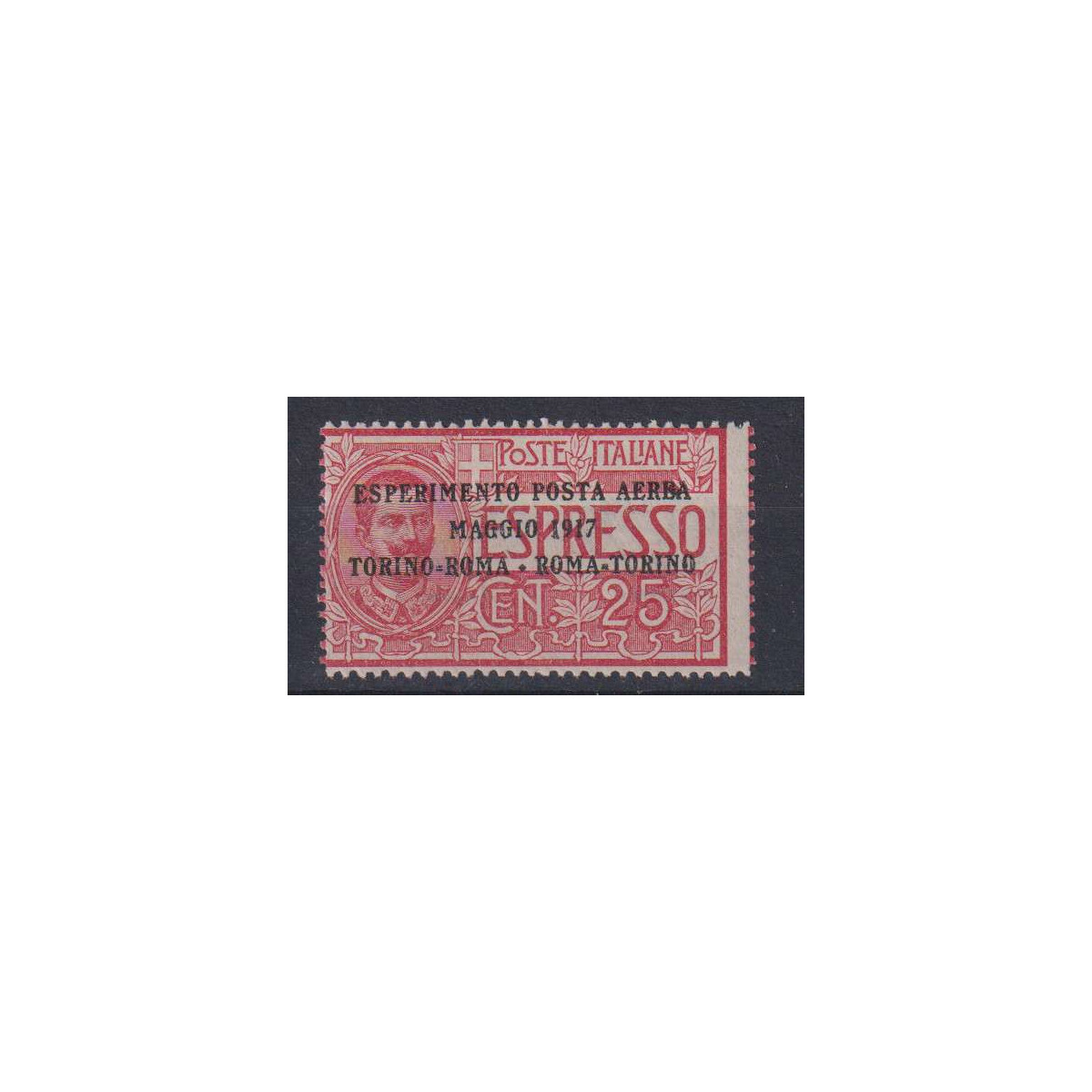 REGNO D'ITALIA 1917 ESPRESSO N.1 ESPERIMENTO POSTA AEREA G.I MNH** ... REGNO D'ITALIA 1917 ESPRESSO N.1 ESPERIMENTO POSTA AEREA G.I MNH** ...