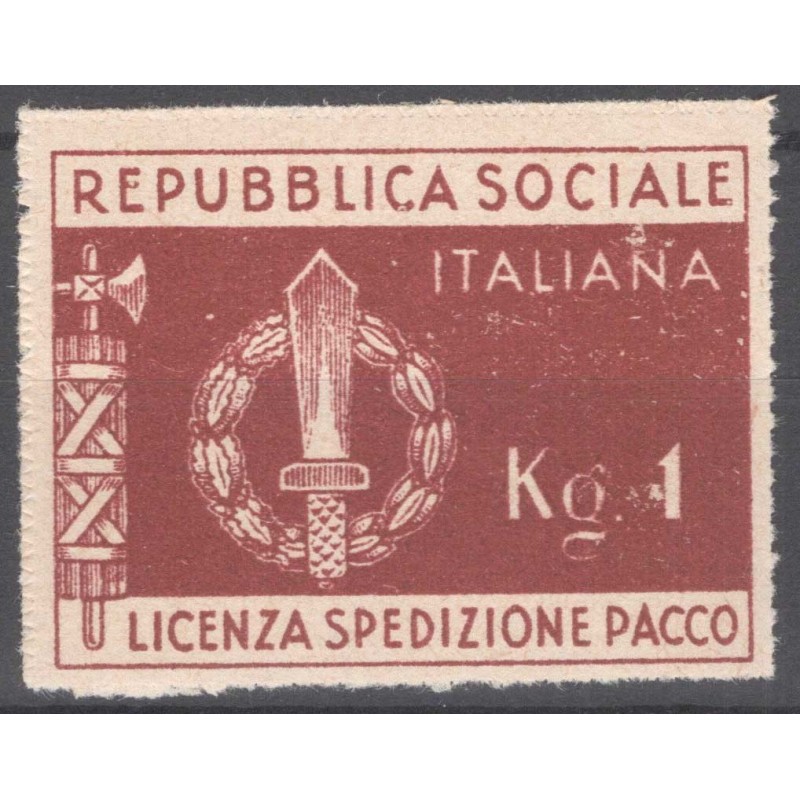 R.S.I. SOCIALE 1944 FRANCHIGIA MILITARE G.I MNH**  | Filatelia Meloni