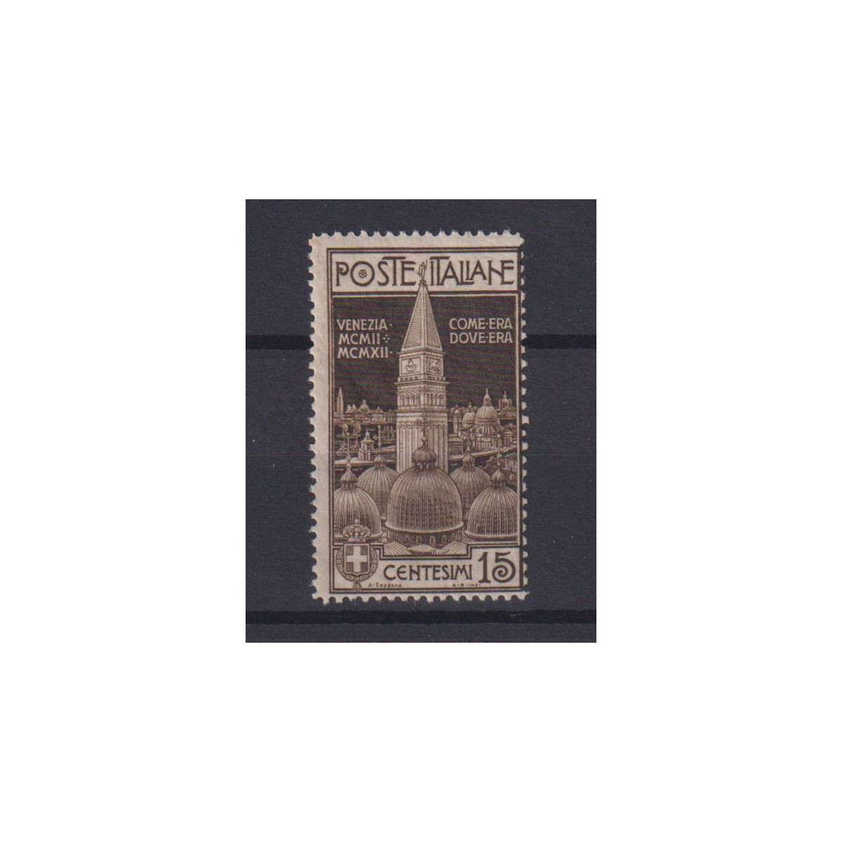 REGNO 1912 CAMPANILE S. MARCO 15 CENTESIMI G.I MNH**  | Filatelia M... REGNO 1912 CAMPANILE S. MARCO 15 CENTESIMI G.I MNH**  | Filatelia M...
