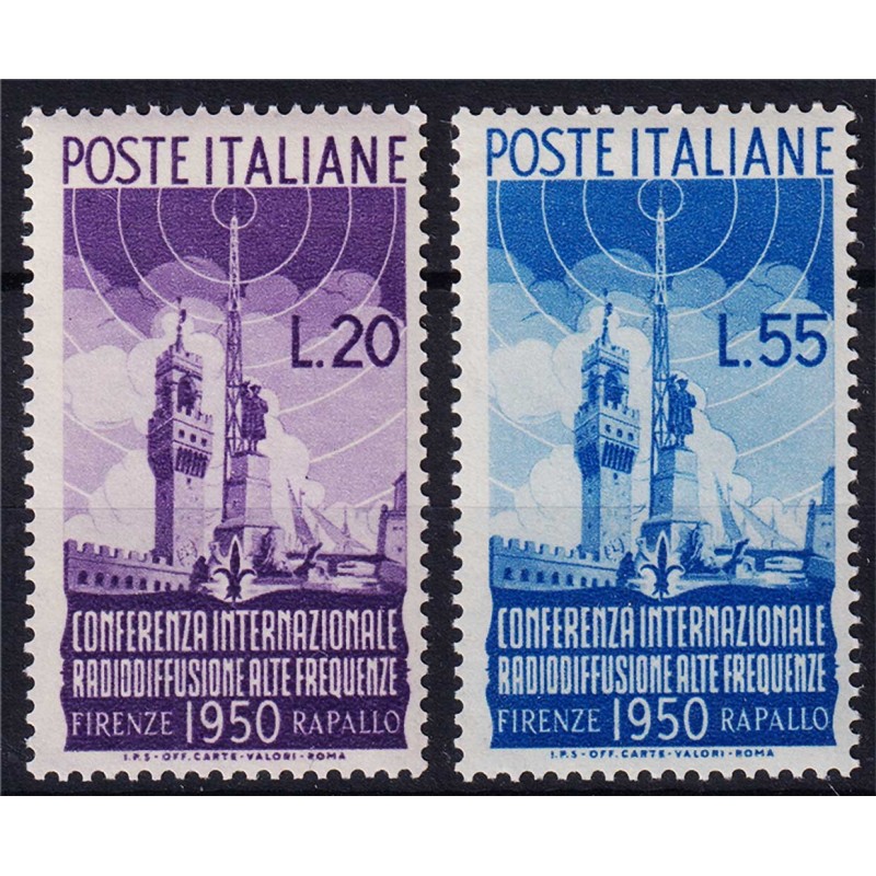 REPUBBLICA 1950 RADIODIFFUSIONE G.I MNH**  | Filatelia Meloni
