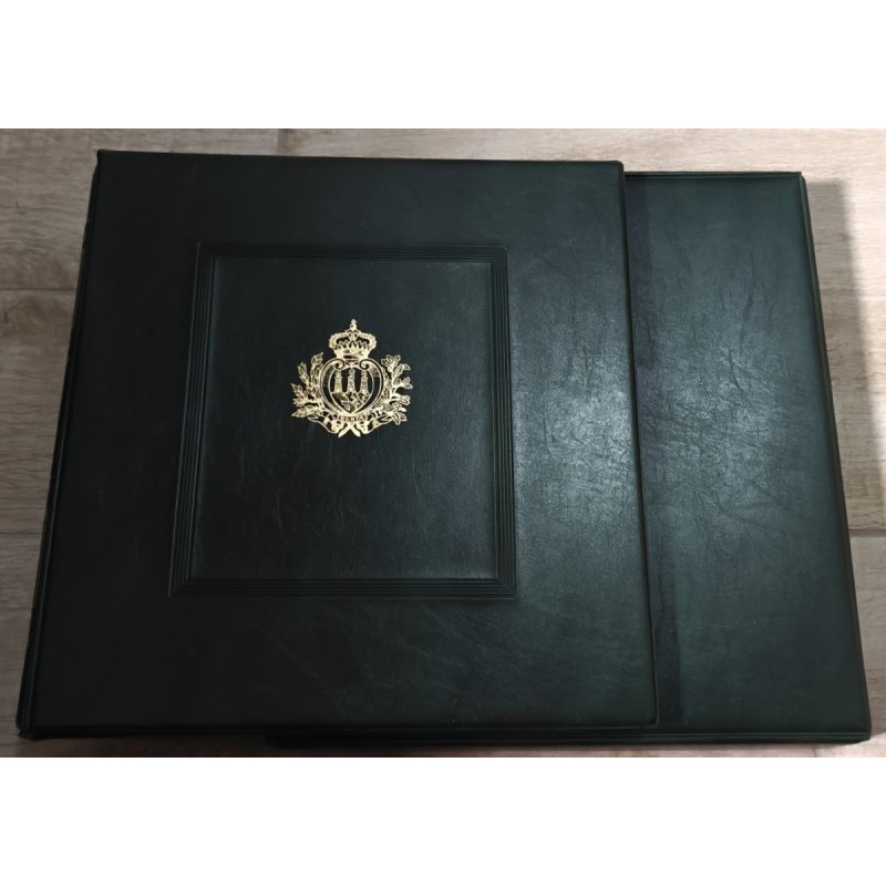 COLLEZIONE SAN MARINO 1977/92 FOGLI E CARTELLA MARINI COME FOTO IN ...