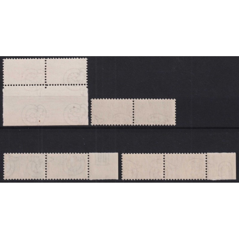 REPUBBLICA 1953-55 PACCHI IN CONCESSIONE RUOTA 4 V. G.I MNH** CERT....