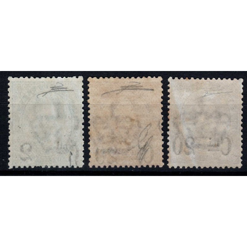 REGNO 1890-91 UMBERTO I SERIE COMPLETA 3 VALORI N.56-58 G.I MNH** C...