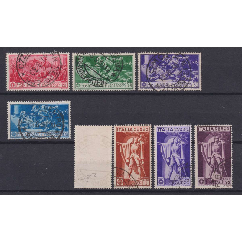 REGNO D'ITALIA 1930 POSTA AEREA FERRUCCI 3 VALORI USATI  | Filateli...