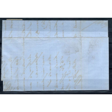 LOMBARDO VENETO 1859 5 SOLDI N.30 US SU BUSTA  | Filatelia Meloni