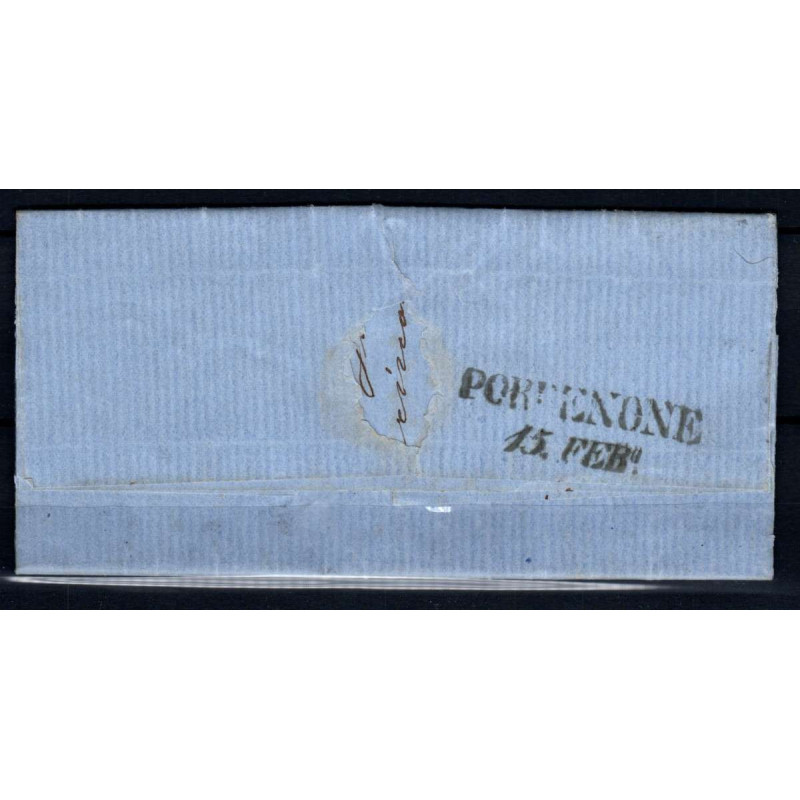 AUSTRIA 1850-54 6 KREUZER US SU BUSTA  | Filatelia Meloni