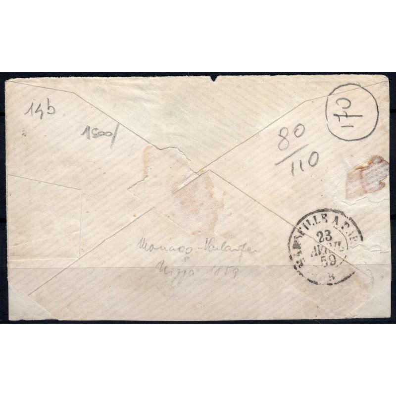 SARDEGNA 1858 10 C. N.14b + 40 C. N.16Ac + ANNULLO VAPORE USATI CER...