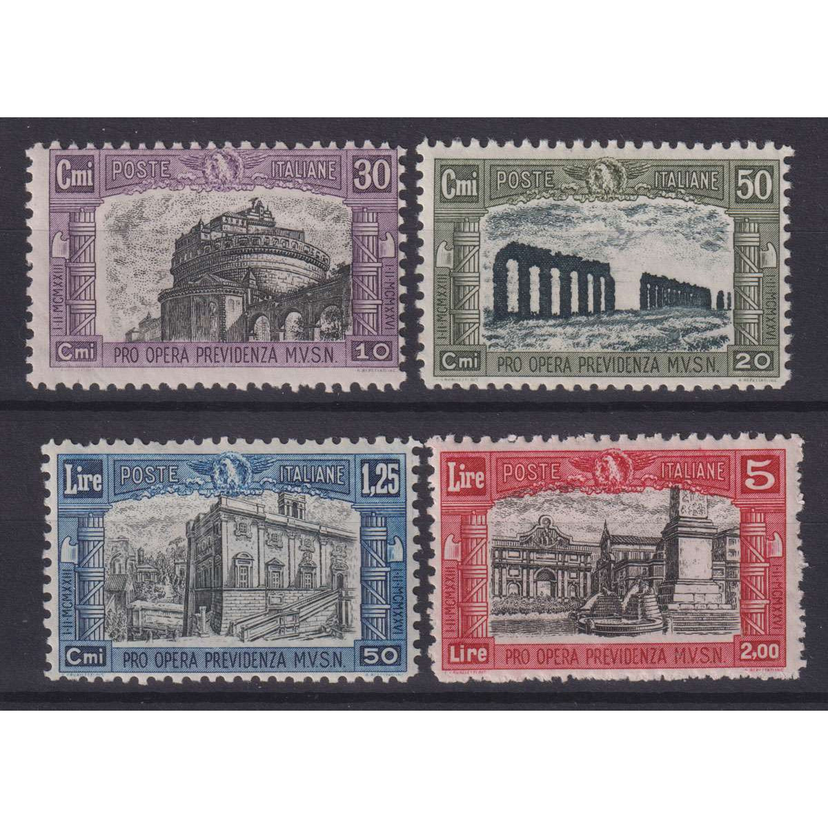 REGNO D'ITALIA 1928 MILIZIA II 4 VALORI G.I MNH** CENTRATI | Filat... REGNO D'ITALIA 1928 MILIZIA II 4 VALORI G.I MNH** CENTRATI | Filat...