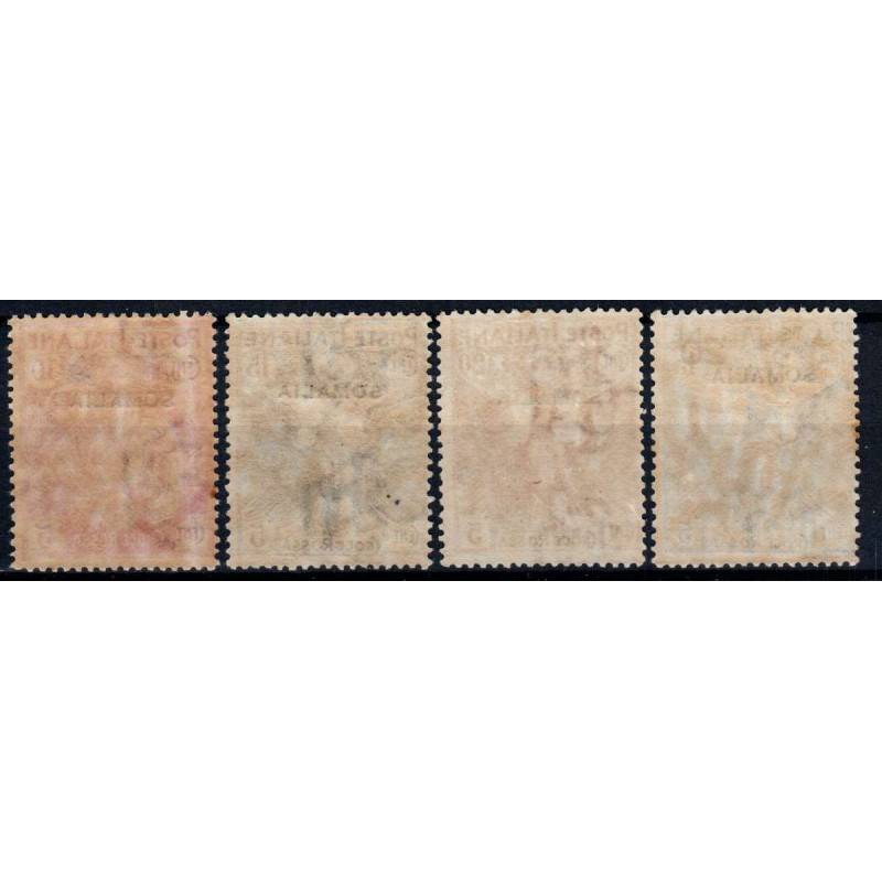 COLONIE SOMALIA 1916 CROCE ROSSA 4 VALORI S.5 G.I MNH**  | Filateli...