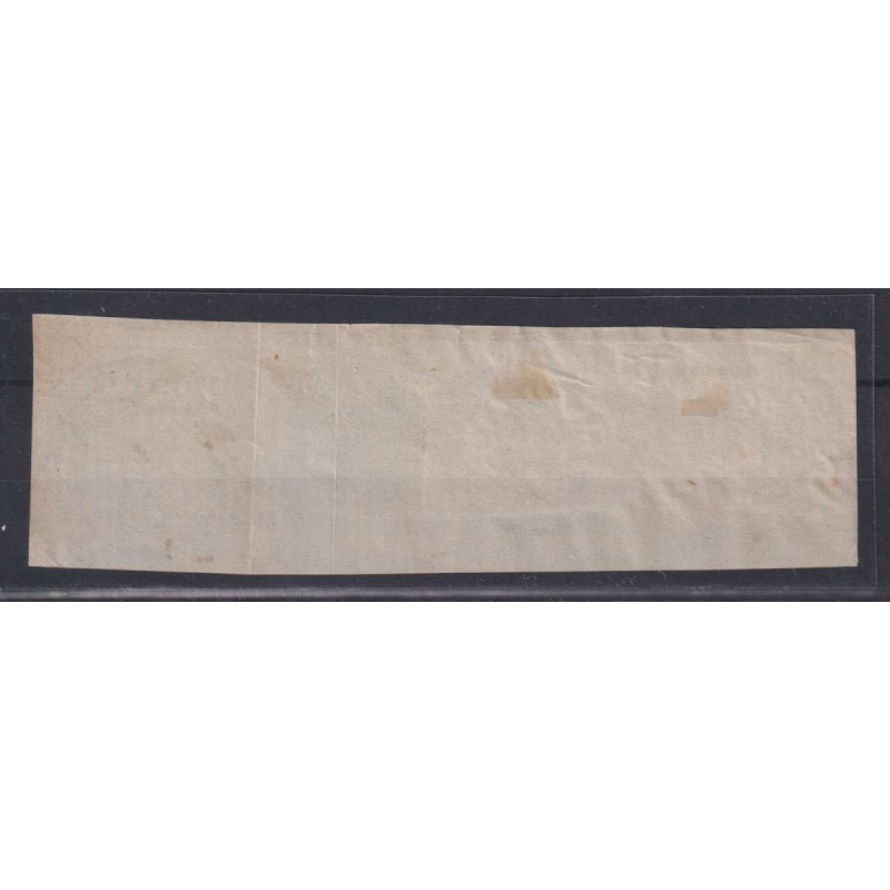 TOSCANA 1857 STRISCIA 2 CRAZIE N.13b USATA NEL GOVERNO PROVVISORIO ...