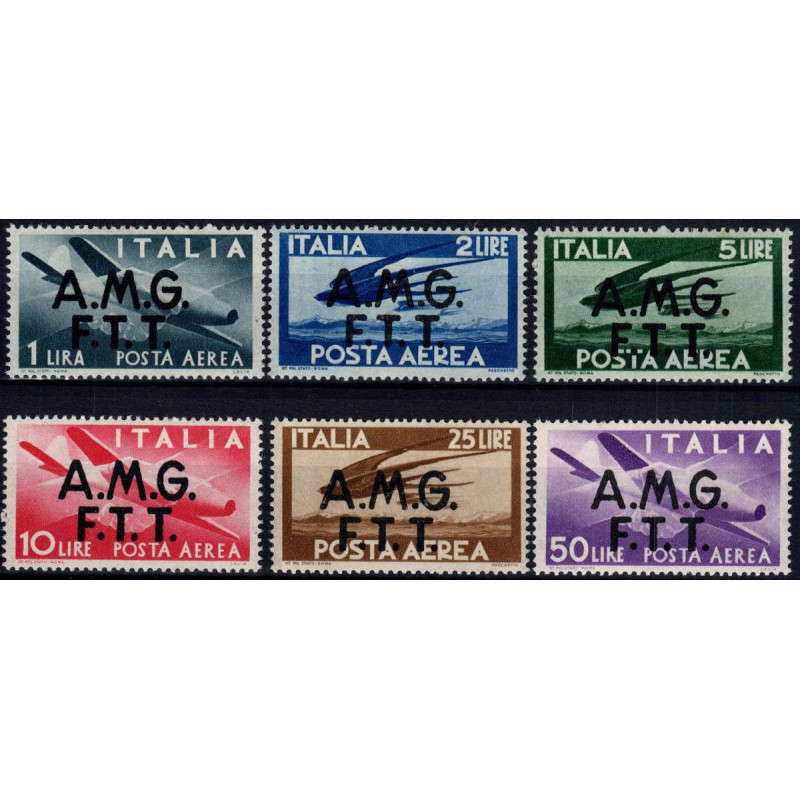 TRIESTE ZONA A 1947 POSTA AEREA DEMOCRATICA G.I MNH**  | Filatelia ...