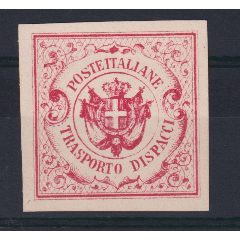 REGNO 1864 SAGGIO HUMMEL TRASPORTO DISPACCI CARMINIO S.G CERT.  | F...