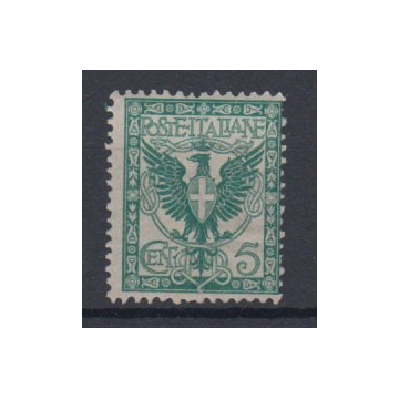 1901 FLOREALE 5 CENT. CON G.O. (MLH)  | Filatelia Meloni
