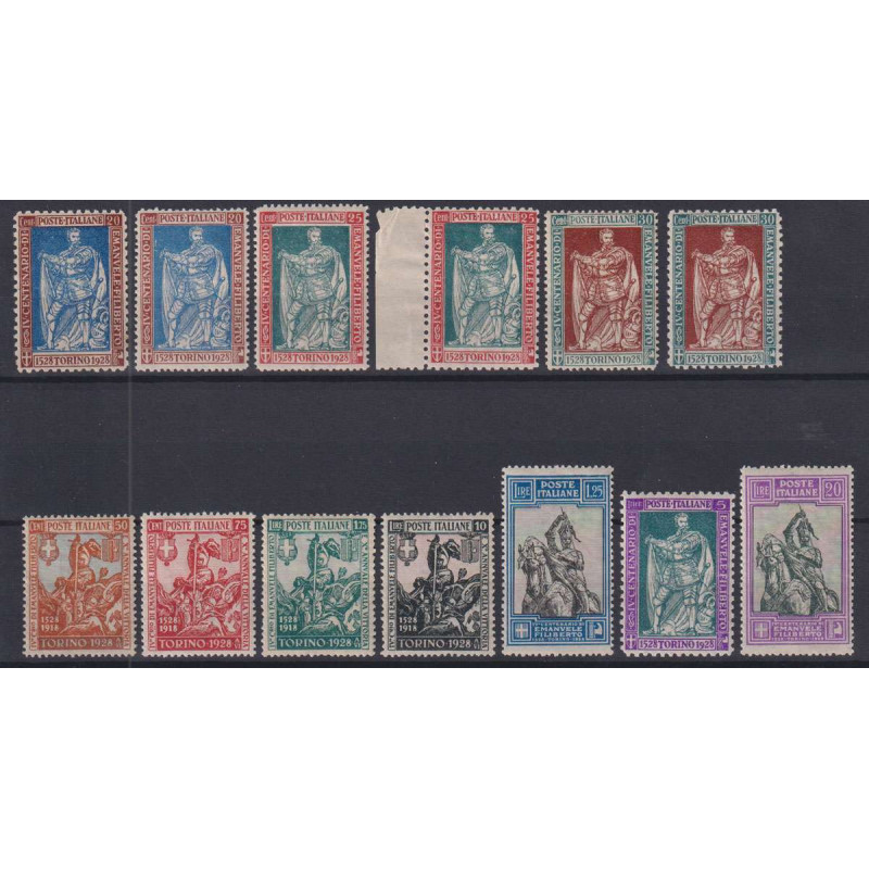 REGNO 1928 FILIBERTO E VITTORIA 13 V. G.I MNH** PERFETTAMENTE CENTR...
