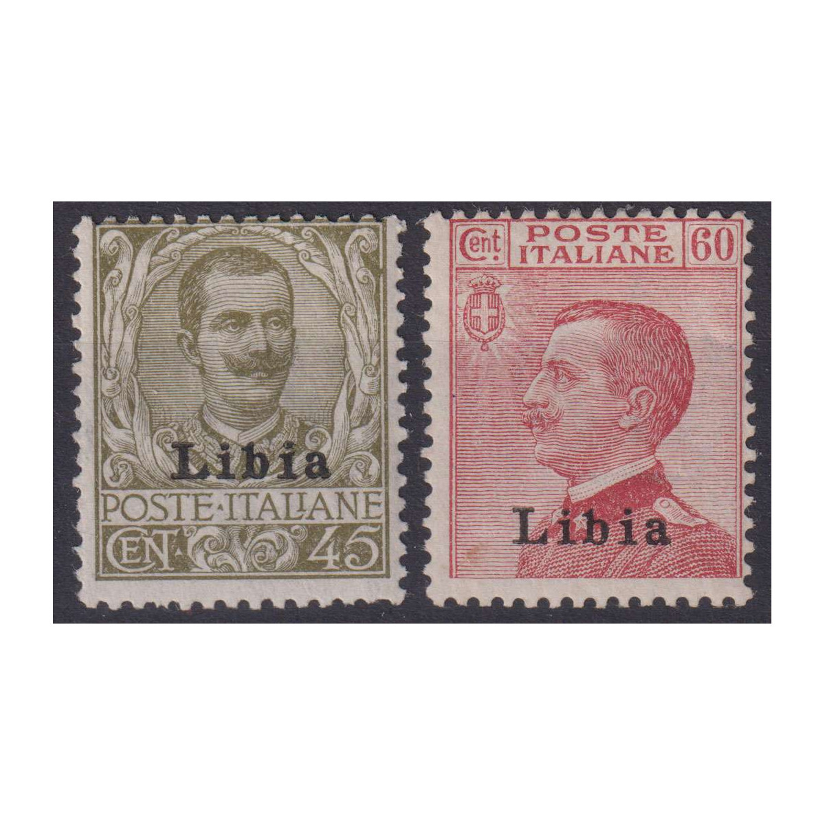 COLONIE LIBIA 1917-18 MICHETTI 2 VALORI N.18-19 G.O MLH* | Filatel... COLONIE LIBIA 1917-18 MICHETTI 2 VALORI N.18-19 G.O MLH* | Filatel...