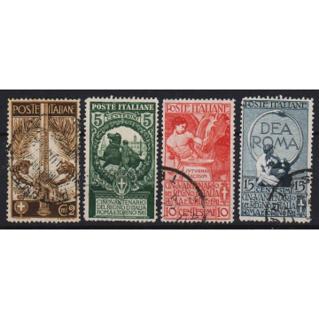 1911 CINQUANTENARIO UNITA' D' ITALIA OTTIMAMENTE CENTRATA US.  | Fi...