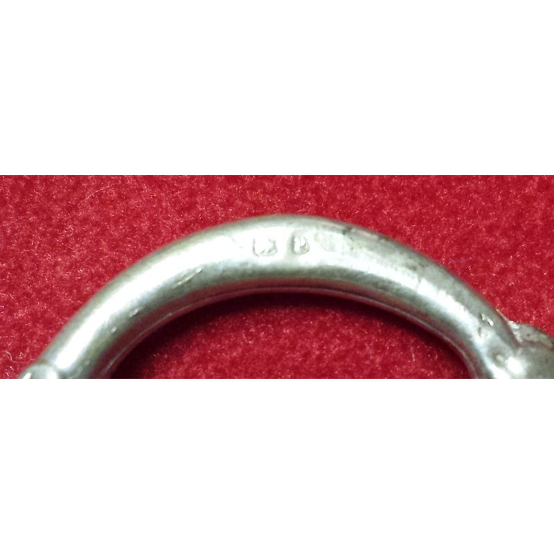 LENTE DI INGRANDIMENTO INGLESE PRIMO '900 IN ARGENTO PUNZONI ORIGIN...
