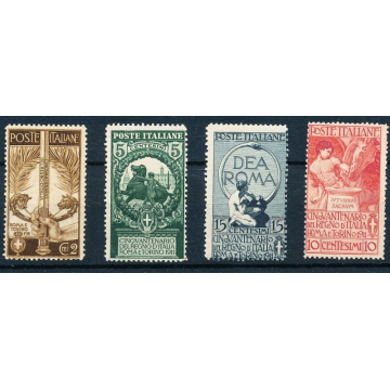 1911 UNITÀ D'ITALIA CON G.I  | Filatelia Meloni