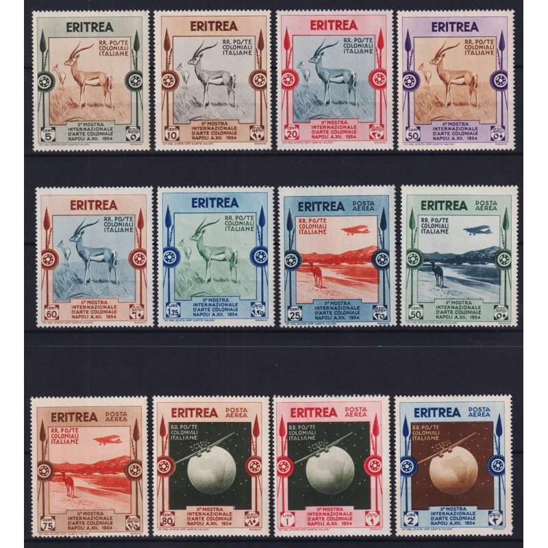 COLONIE ERITREA 1934 II MOSTRA INTERNAZIONALE D'ARTE COLONIALE G.O ...
