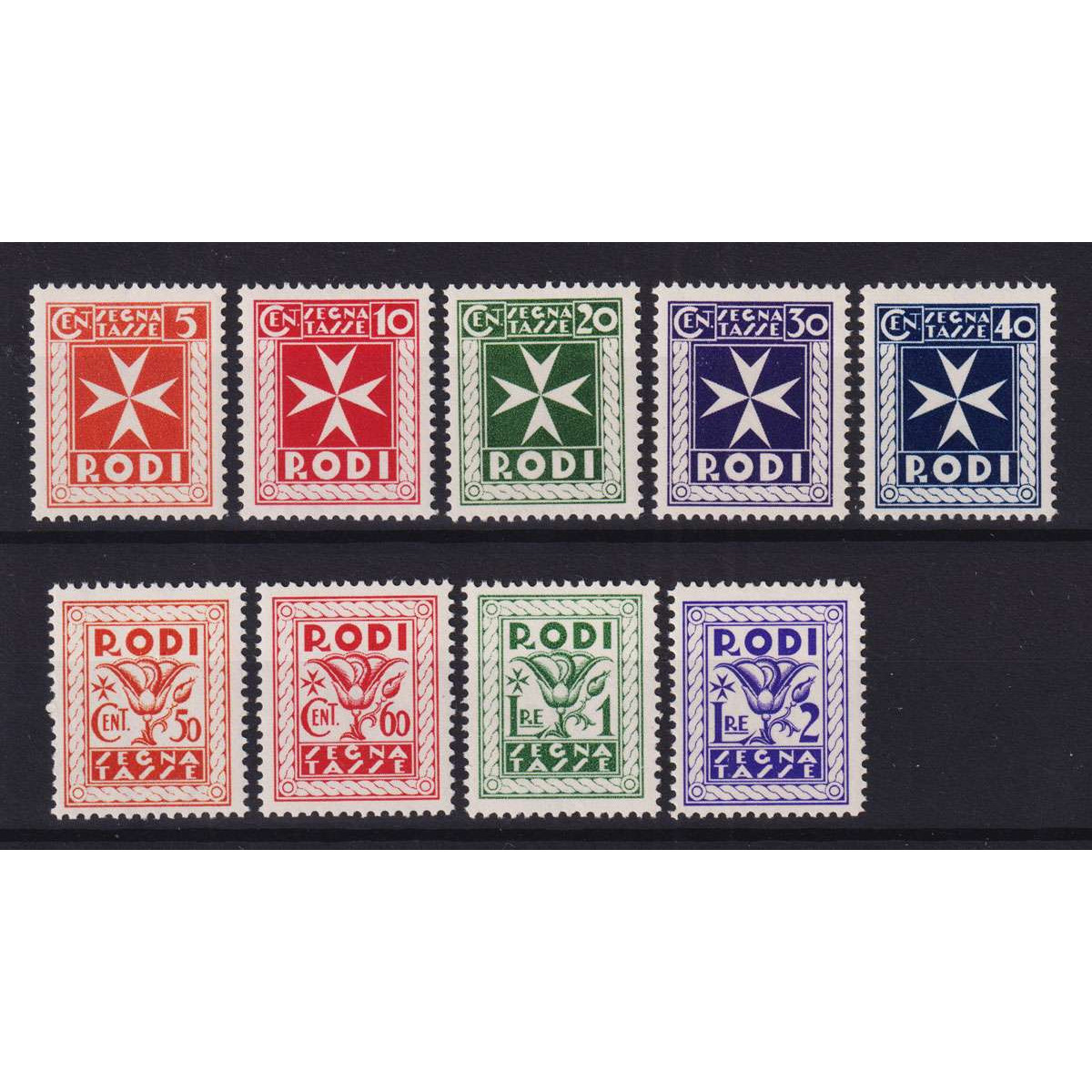 OCCUPAZIONE EGEO 1934 SEGNATASSE 9 V. G.I MNH**  | Filatelia Meloni OCCUPAZIONE EGEO 1934 SEGNATASSE 9 V. G.I MNH**  | Filatelia Meloni