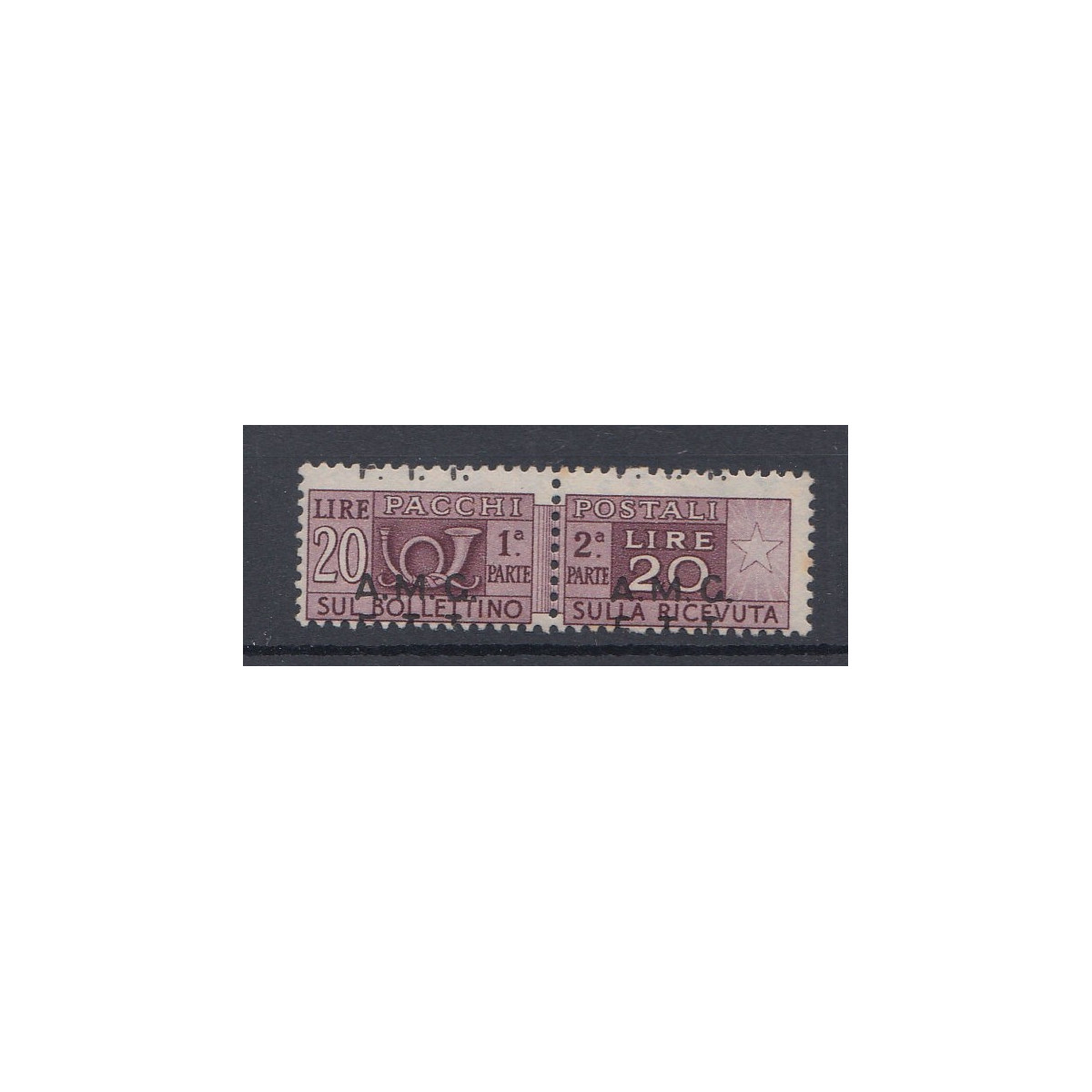 TRIESTE ZONA "A" 1947-48 20 L SOPR. SPOSTATA IN BASSO (7ga) G.O MH*... TRIESTE ZONA "A" 1947-48 20 L SOPR. SPOSTATA IN BASSO (7ga) G.O MH*...