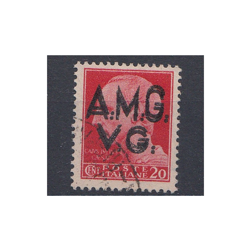 VENEZIA GIULIA 1945-47 20 C DOPPIA SOPRASTAMPA US.  | Filatelia Meloni